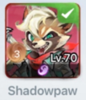Legend of Elements Shadowpaw Spirit